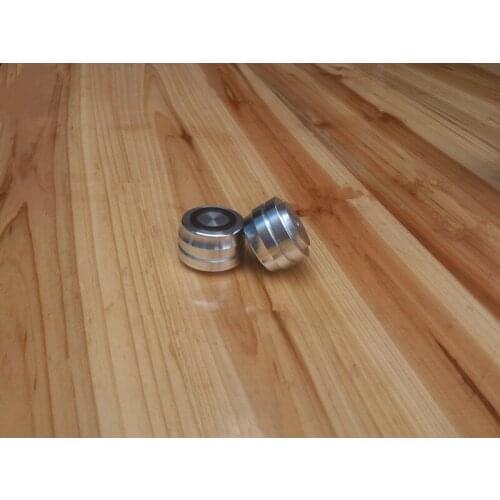 4 pcs aluminum alloy 33mm * 22mm audio amplifier foot speaker foot nail tripod shock absorber cushion