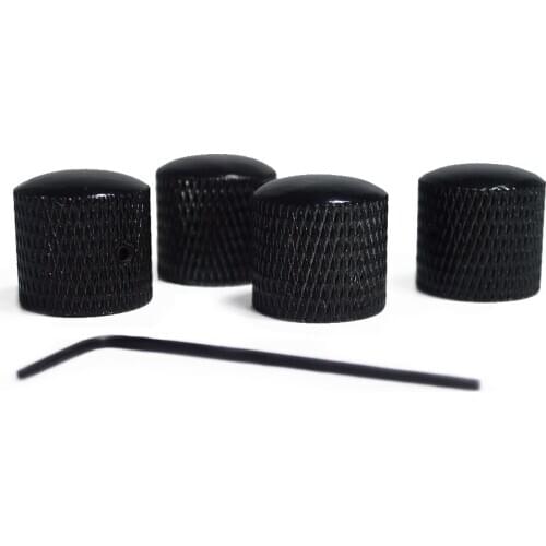 4pcs Guitar Bass Tone Knobs Volume Control Knobs Guitar Parts & Accessories