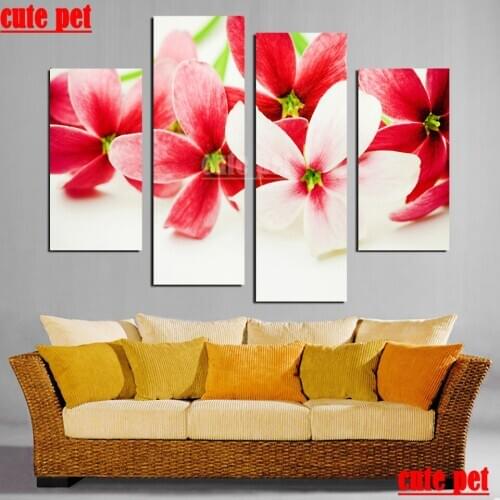 5d Cross Stitch Flowers diamond painting Diamond Mosaic Pattern Square Diamond Embroidery Painting Cross Stitch Home Decor Kit