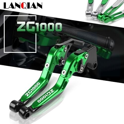 For Kawasaki ZG1000 Motorcycle Aluminum Adjustable Folding Extendable Brake Clutch Levers ZG 1000 CONCOURS 1992-2006 Accessories