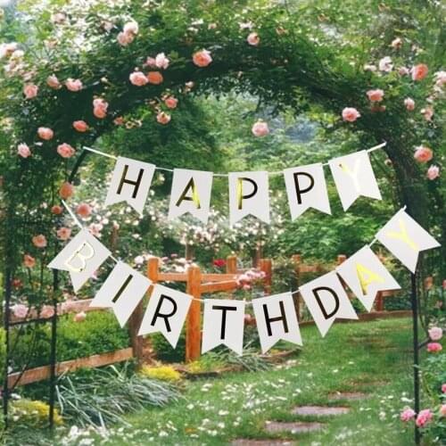 Happy Birthday Banner Baby Shower Birthday Multi Themes Party Decorations Photo Booth Birthday Bunting Balloon Garland Flags