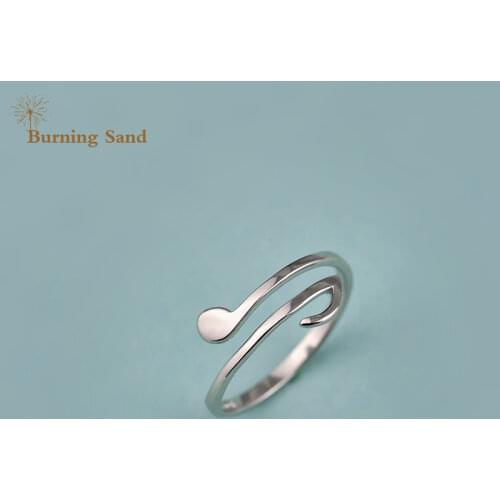 BURNING SAND Women's Silver Rings