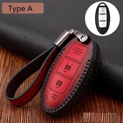 Car remote Key Cover Case fob key chain For Nissan Qashqai J10 J11 X-Trail t31 t32 kicks Tiida Pathfinder Murano Note Juke