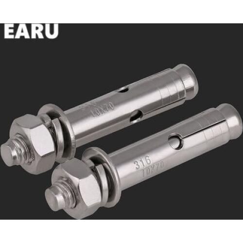 Metric Standard stainless steel 316 expansion screw bolts lengthen For Air Conditioner M8*60/70/80/100mm