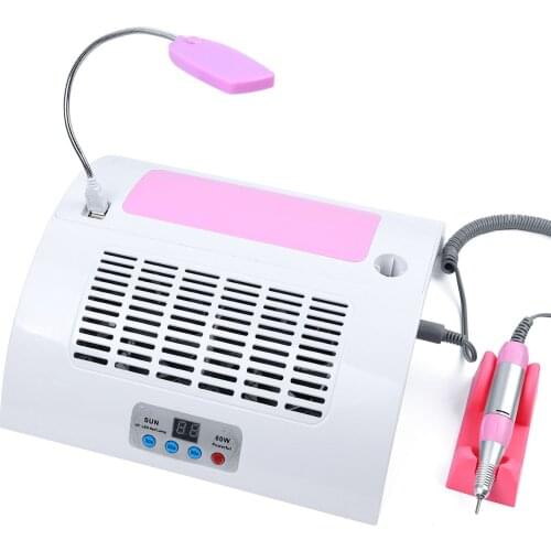 Multifunctional Portable 3D Art Nail Lamp with Polishing Pen Storage Bag Illumination Lights Manicure Supplies