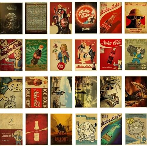 Cartoon Retro Canvas Painting Cafe Art Posters and Prints Print Mural Pictures Bar Kitchen Living Room Home Wall Decoration