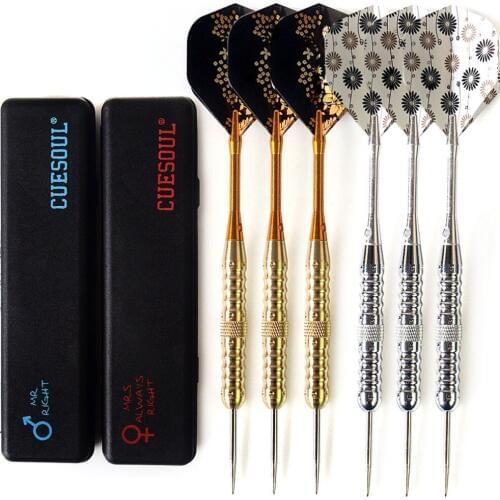 Valentines Day CUESOUL 6 Pcs/2 Sets Couples Package 19g Steel Tip Darts