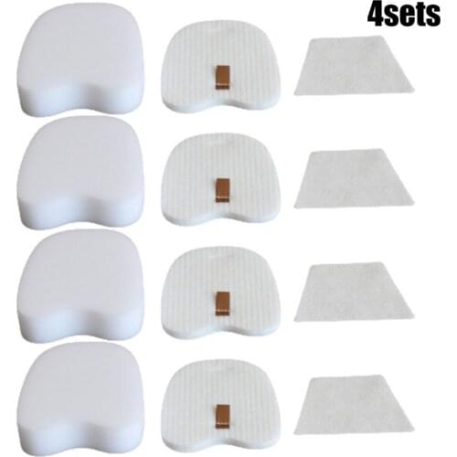 4x Foam Felt Filters Set For Shark Rocket Zero-M HV345 ZS350 ZS351 ZS352 Vacuum Cleaner Sweeper Replace For Home Cleaning
