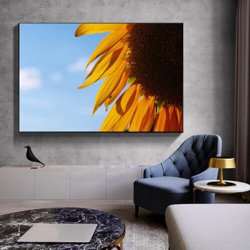 New Landscape Wall Painting Sunflower Picture Canvas Painting Prints for Living Room Decor Wall Art Pictures Bedroom Decor