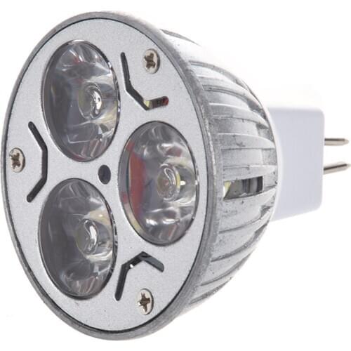 New MR16 3x1 Watt LED Spot Light Bulb 20W, White, for Track Light, Landscaping Halogen Replacement