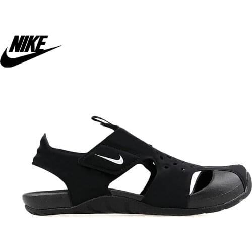 Original Nike Sunray Protect 2 (PS) Child Sandals-Black 943826-001