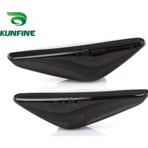 Pair of Led Dynamic Side Marker Turn Signal Light Sequential Blinker Light For X3 F25/X5 E70/X6 E71 With Somke Cover