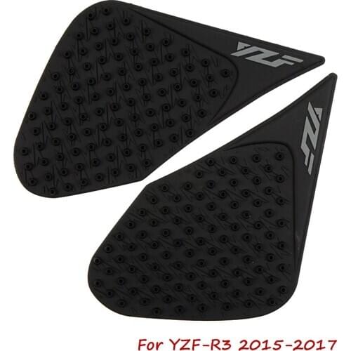 OLPAY Motorcycle Gas Tank Side Traction Knee Protector Anti Slip Pad For Yamaha YZFR3 YZF-R3 2015-2017