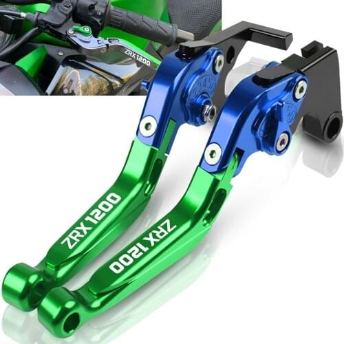 For Kawasaki ZRX1200 1999 2000 2001 2002 2003 2004 2005 2006 2007 Motorcycle Adjustable Extendable Foldable Brake Clutch Levers