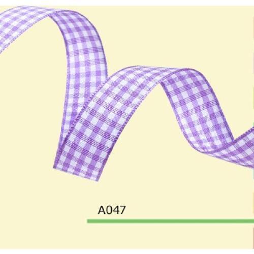 3/16" Inch 5mm Scottish Christmas Checked Ribbon