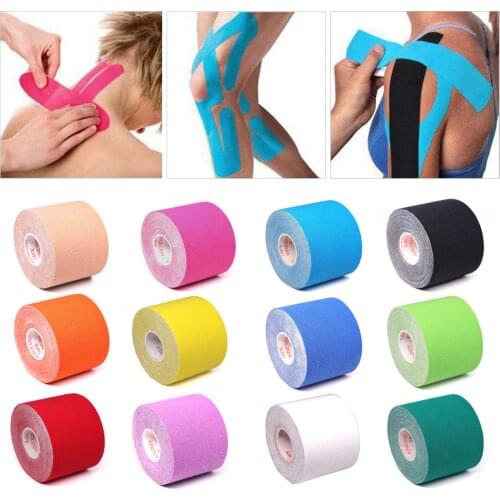 Width 7.5cm 10cm Sport Kinesiology Elastic Athletic Tape Waterproof Stickers Bandage Supporter Muscle Pain Relief For Family