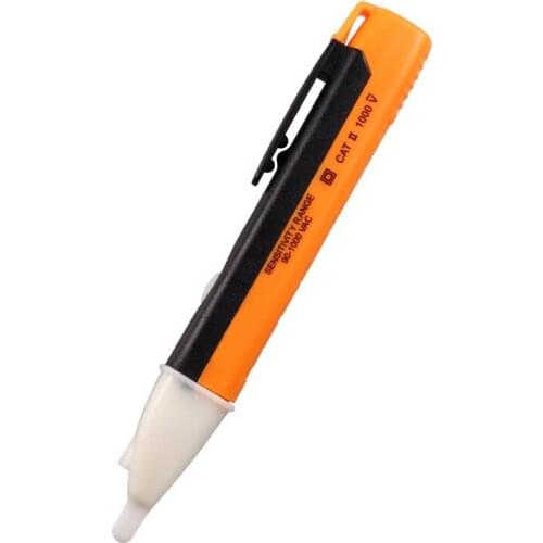 90-1000V Voltage Tester Electric Indicator Non-Contact Voltage Tester AC Power Outlet Detector Tester Pen with LED Light