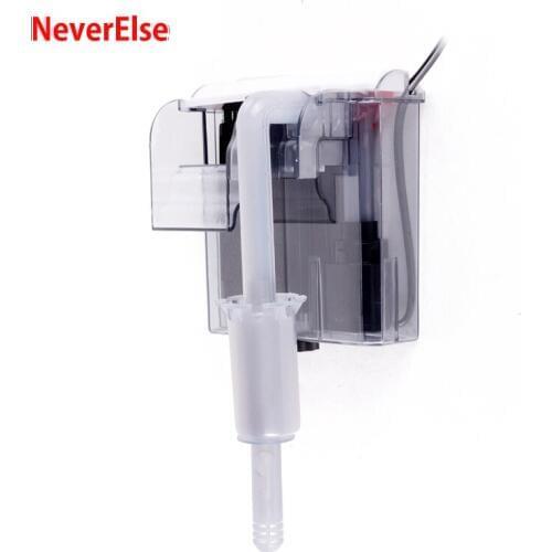 Aquarium External Hang Up Filter Water Pump with Filter Sponge 3/5/7/10W Fish Turtle Tank Waterfall Maker Water Circulate Pump