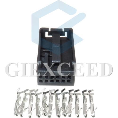 2 Sets 12 Pin/Way 1-1355524-3 Automotive Electrical Wire Connector Female Auto Cable Socket