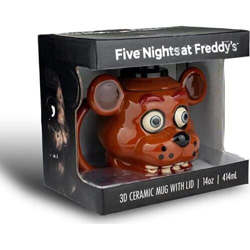 Freddy Fazbear 3D mug cup Gift,love,friendship,celebration, Cute ,Ships from Turkey