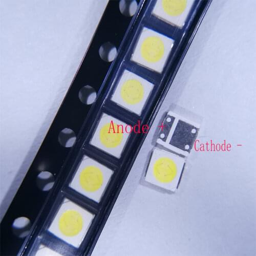 500PCS/Lot Everlight 3030 SMD LED Beads 3V Cold White 1.5W For TV Backlight Application