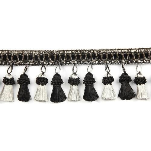 6M Tassel Fringe Trim Gorgeous Dangle Multiple Color Fabric Ribbon Sewing Home Decor Curtain Decoration Accessories