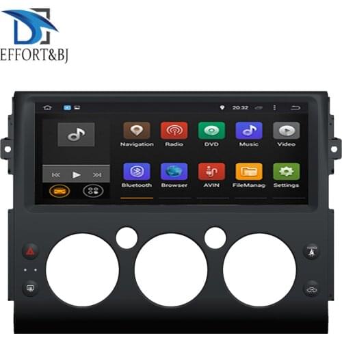 Android 10.0 Octa Core 4GB RAM Car GPS Player Radio Stereo For Toyota FJ Cruiser 2006-2019 GPS Navigation Car Radio Stereo WIFI