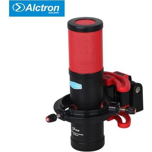Alctron CS55 Large Diaphragm Condenser Recording Microphone For Live Broadcast Studio And Stage Performance, With Shock Mount