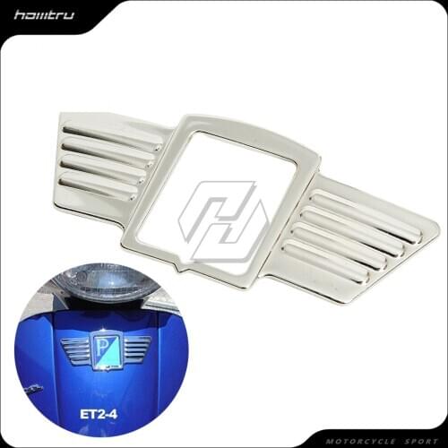 Motorcycle Chrome Wings Logo Trim Case for Piaggio Vespa 125 150 GL GS150 GS160 SS180