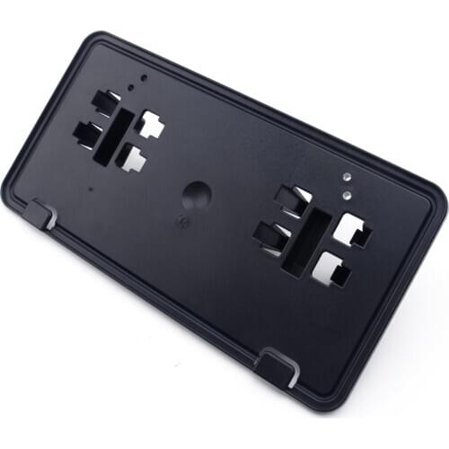 Black Front Bumper License Plate Mounting Bracket Holder Frame Moulding Fit for Ford F150 2018 2019 2020 JL3Z-17A385-BA