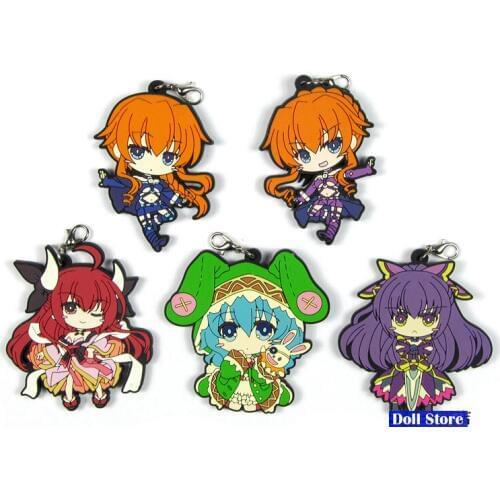 DATE A LIVE Yoshino Original Japanese anime figure rubber Silicone sweet smell mobile phone charms/key chain/strap D305