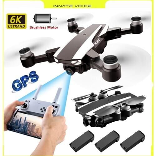 ZK30 Drone 6KHD S105 Double Camer GPS Professional 5G Wifi Brushless Motor Drone Flight 30 Min Rc Drone Stabilier Distance 1.2km