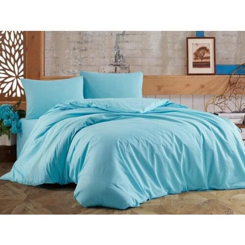 Land Of dowry Almond Single Double Quilt Cover Set Blue