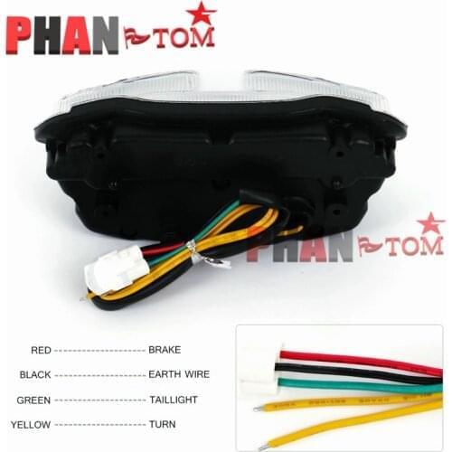 Motorcycle Light Tail Brake Stop Turn Signal Light Integrated For SUZUKI GSXR600 GSXR750 GSXR 600 750 K6 K7 2006 2007