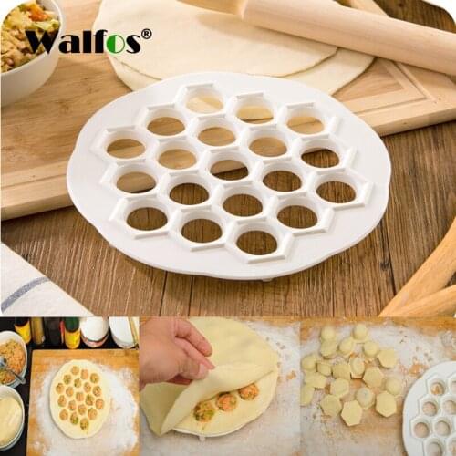 WALFOS New Dumpling Mold Maker Kitchen Dough Press Ravioli DIY 19 Holes Dumplings Maker Mold