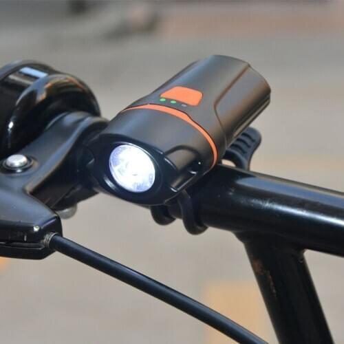 New Bicycle Lamp Bike Torch MTB Road Usb Chargeable Led Front Light Built In Battery Biking Light