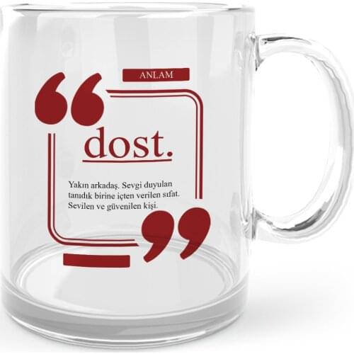 Personalized Friendly Glass Mug Cup-4