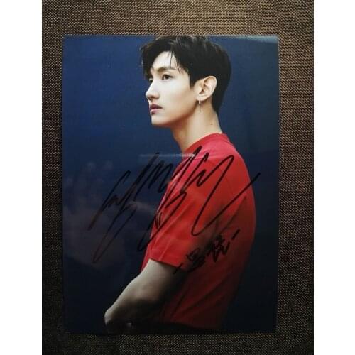 Signed TVXQ Shim Changmin Max autographed photo 5*7 free ship 112018E