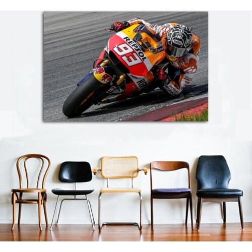 Honda Superbike Motorcycle Sport Bike Race Racing Posters and Prints Wall Art Canvas Painting For Home Decor