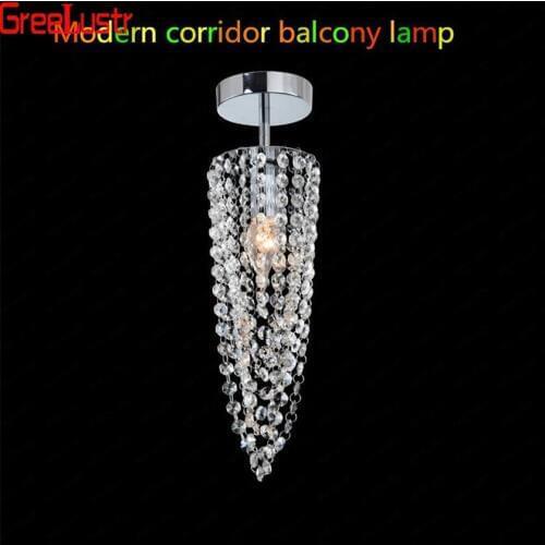 Ceiling Lamp Luminaire Plafonnier Crystal LED Lustre Ceiling Lighting Fixture For Home Balcony Aisle Corridor Staircase light