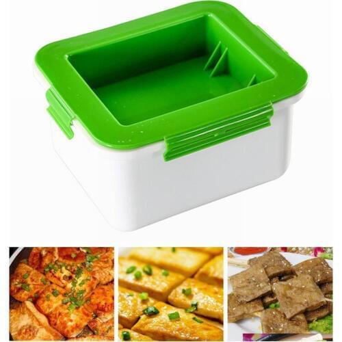 Tofu Press Tofu Drainer 3-Layer Tofu Press Built-in Drainage Water Removing Tool Dishwasher Safe Kitchen Cooking Tool Set