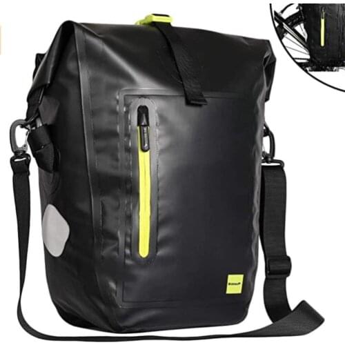 25L Bicycle Backpack Full Waterproof Shelf Bag Unilateral Frame Bag Long-distance Travel Bicycle Bag Portable Outdoor Cycling