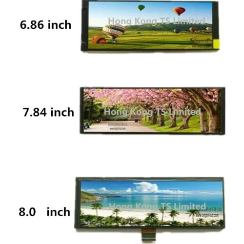 6.86 inch strip screen 7.84 inch horizontal screen IPS wide viewing angle 8.0 inch TFT LCD screen NTW686M40 NTW784B30 NTW800L40