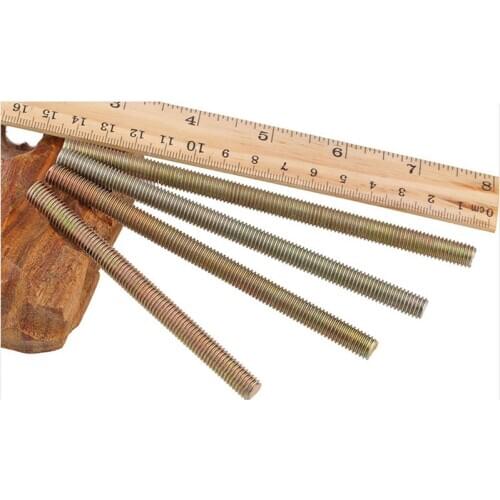 5pcs M6 M8 Full Threaded Bar 8.8 High Tensile Zinc Threaded Rod Studding Carbon Steel