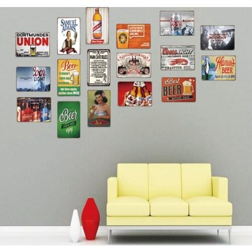 Tiki Bar Tin Signs Metal Plate Wall Pub Kitchen Restaurant Home Art Decor Vintage Iron Poster Cuadros 4461A