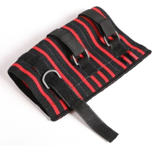 Occlusion Training Elastic Bands Bench Press Sectioned Elbow Support Belt Strong E56D