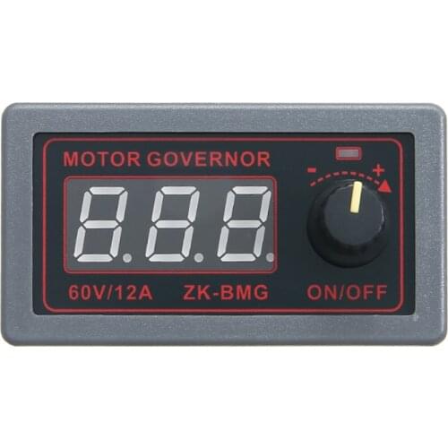 9-60V 12A PWM DC Motor Speed Controller Regulator Governor with Knob Switch Digital LED Display Regulator Dimmer Controller PWM