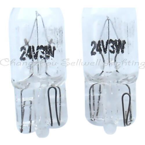 Free Shipping 24v 3w T10 New!auto Lamps Bulbs B100