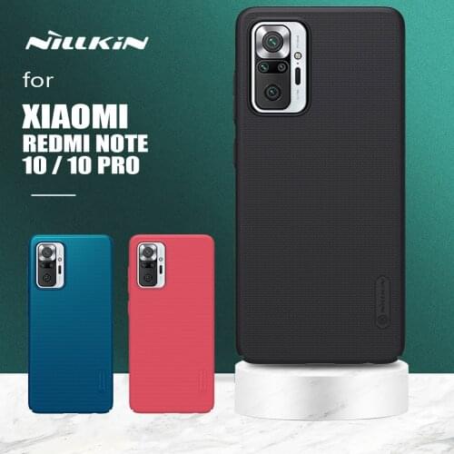 Nillkin for Xiaomi Redmi Note 10 Pro Max Case Super Frosted Shield Ultra-Thin Hard PC Back Cover for Xiaomi Redmi Note 10 Case
