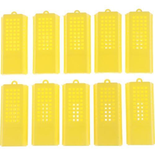 10 Pcs/lot Cage Catcher Plastic Beekeeping Travelling Butler 7.9 x 3.6 x 1.4cm Professional Queen Bee